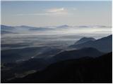 Brezovica - Partizanski dom na Vodiški planini